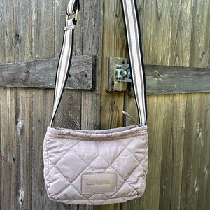 Marc Jacobs Quilted Nylon Messenger Crossbody Bag